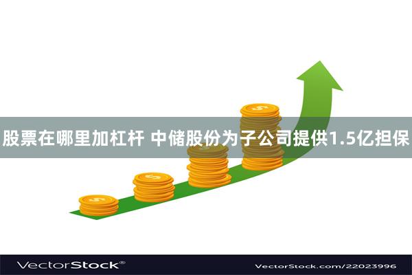 股票在哪里加杠杆 中储股份为子公司提供1.5亿担保
