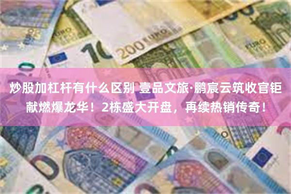炒股加杠杆有什么区别 壹品文旅·鹏宸云筑收官钜献燃爆龙华！2栋盛大开盘，再续热销传奇！